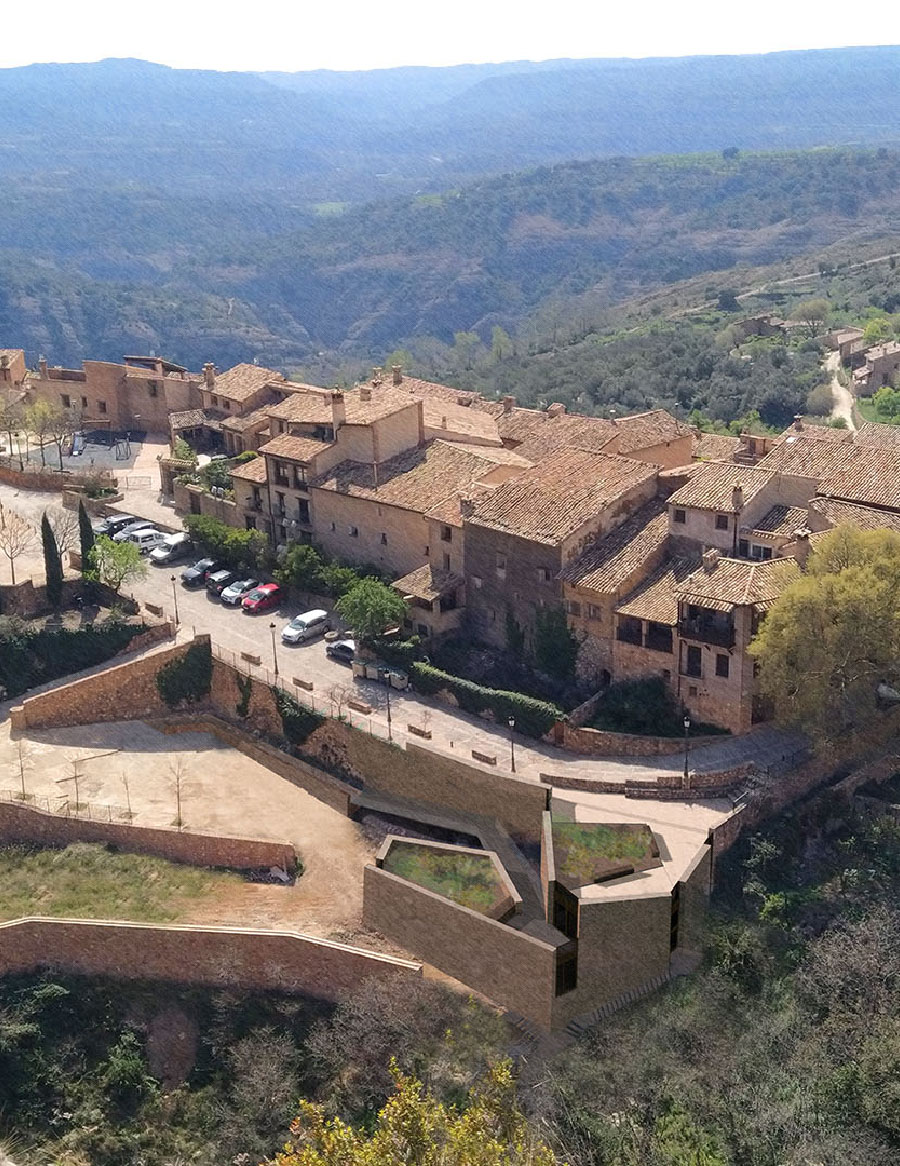 Centro de Interpretación y Acogida de Visitantes de las Pasarelas del Río Vero, Alquézar (Huesca)