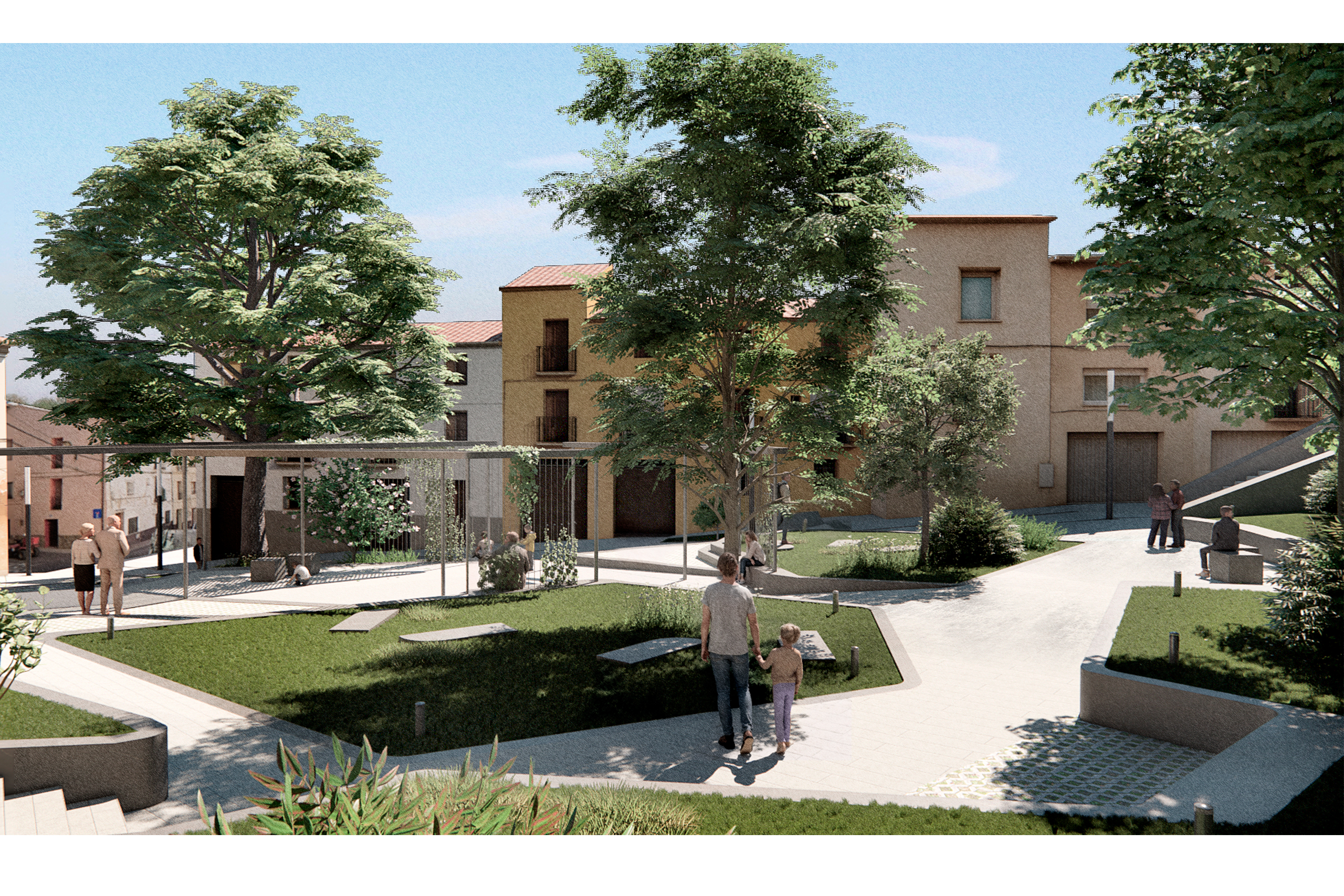 Reurbanización Plaza Capitán Esponera. Épila