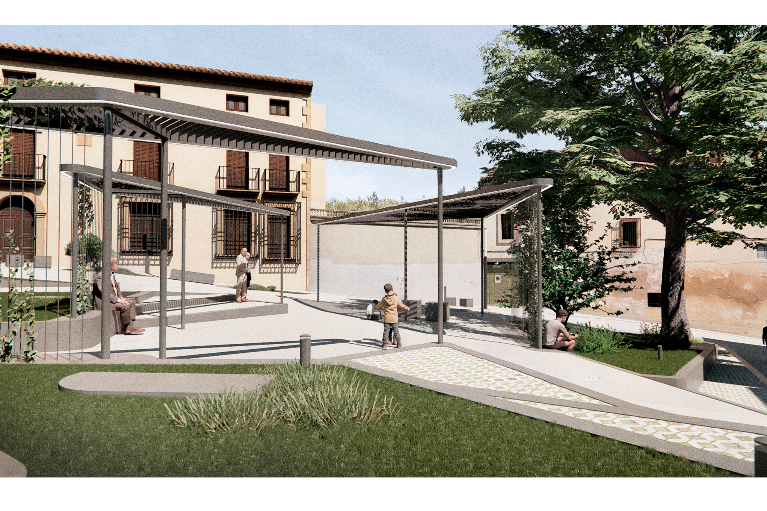 Reurbanización Plaza Capitán Esponera. Épila