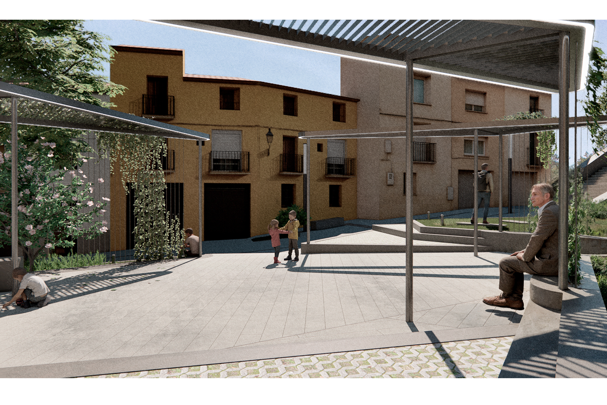 Reurbanización Plaza Capitán Esponera. Épila