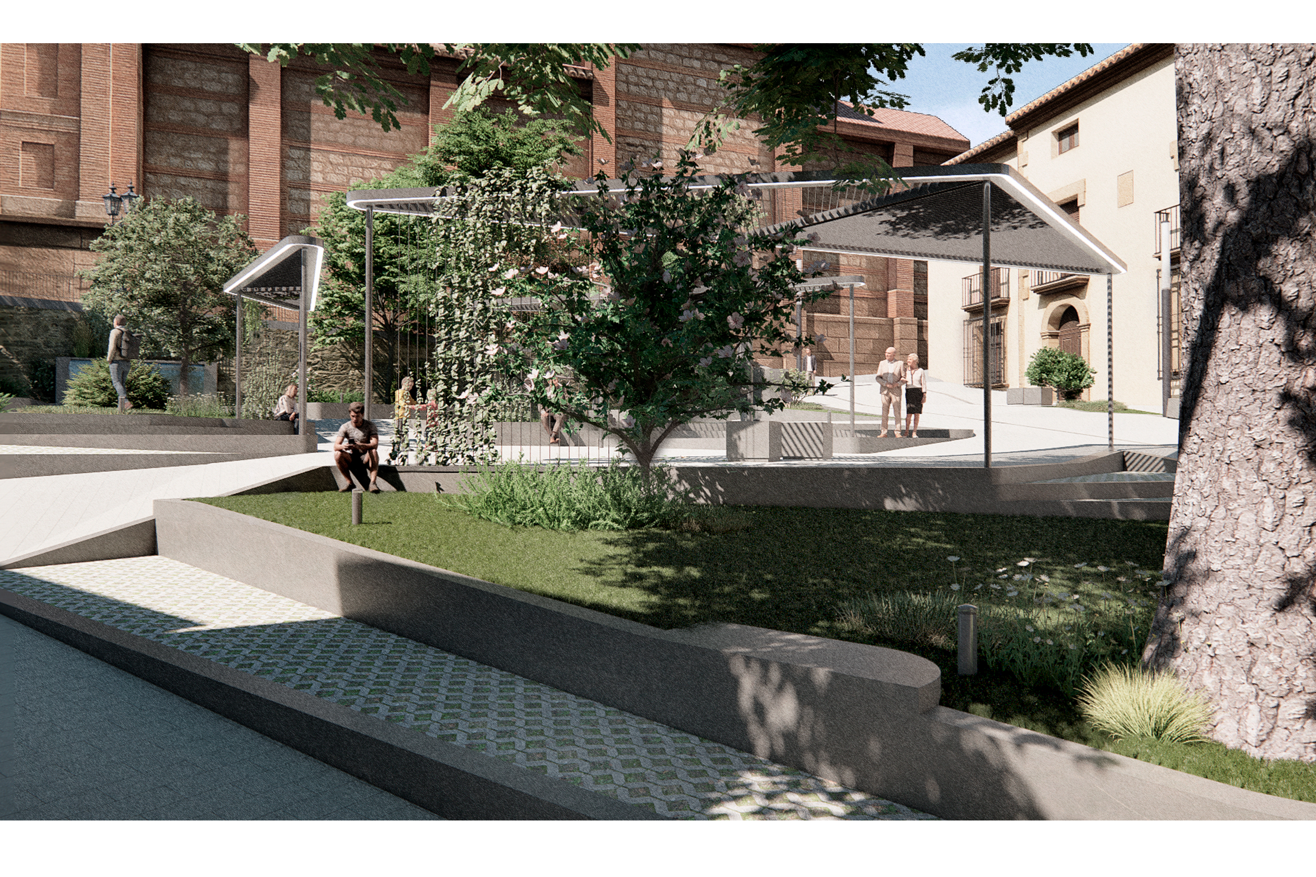 Reurbanización Plaza Capitán Esponera. Épila