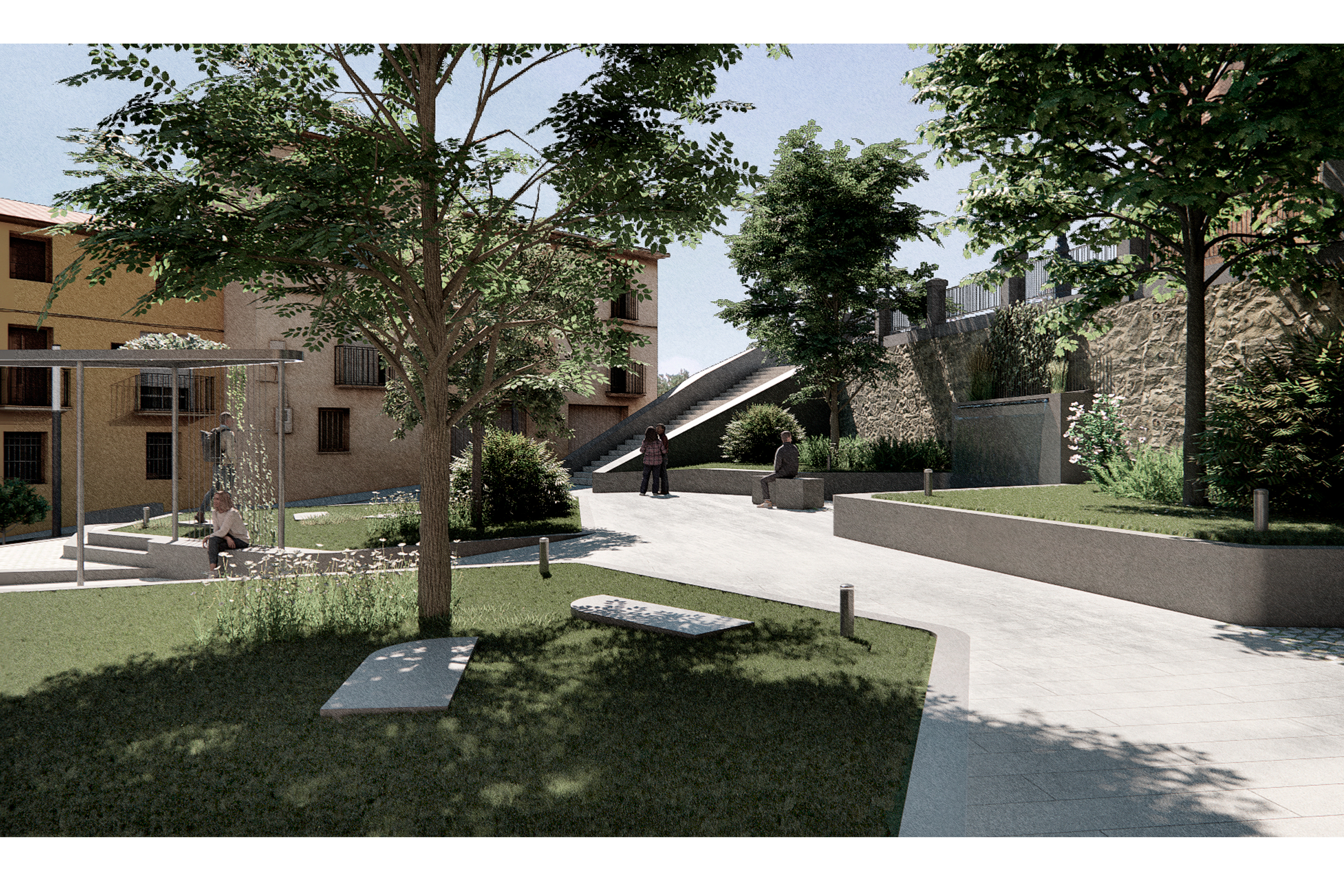 Reurbanización Plaza Capitán Esponera. Épila